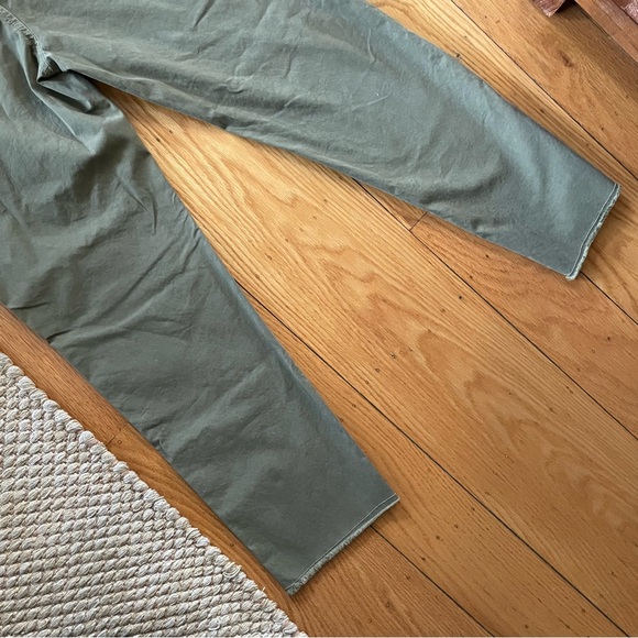 NWT Nili Lotan Pants Montauk Crop in Olive Green - Picture 10 of 10